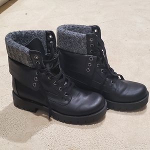 MIA Black Winter Boots Brand New, 7.5